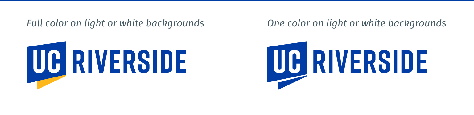 UCR logo horizontal over white background