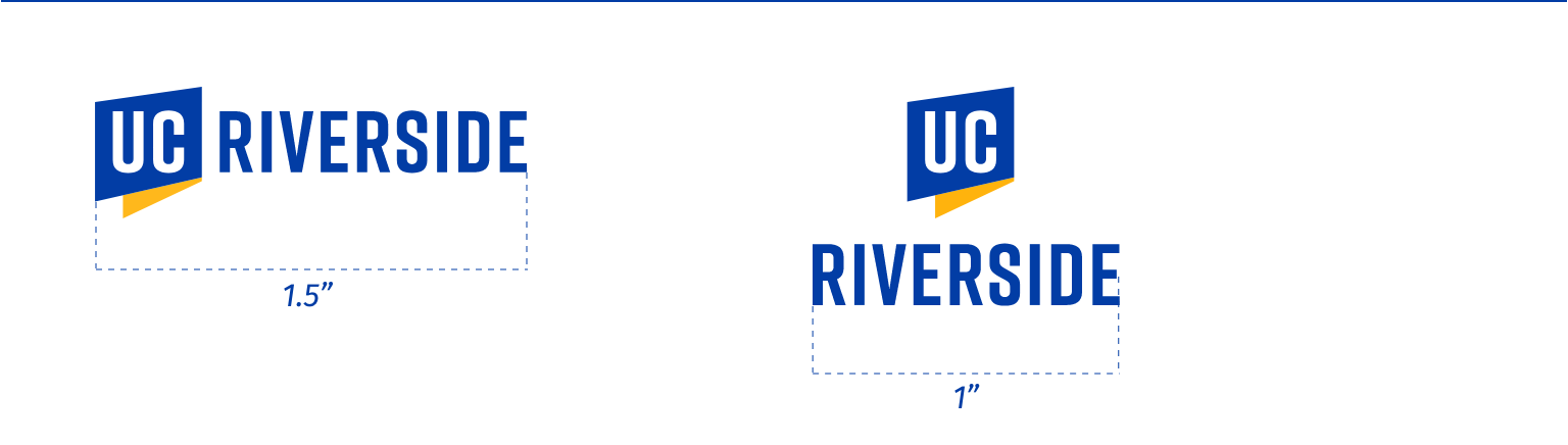 UCR Logo Minimum Size