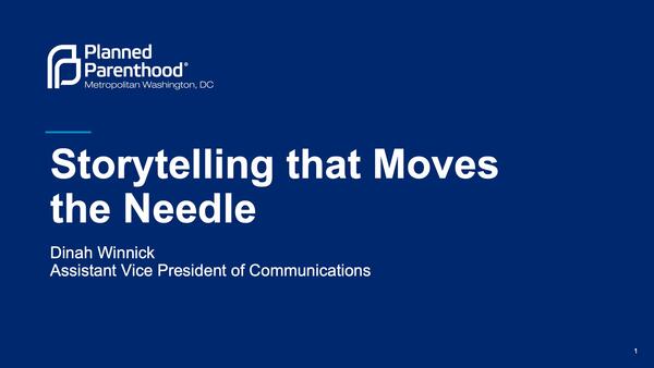 Storytelling that Moves the Needle (presentation thumbnail)