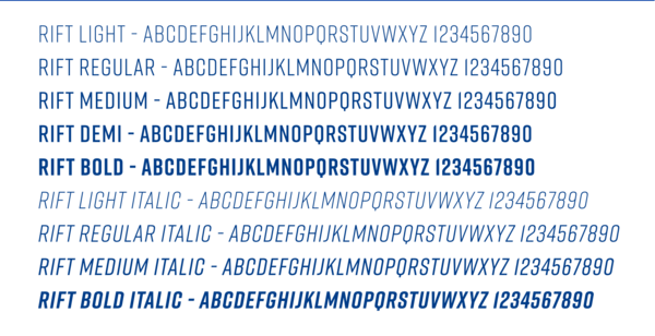RIFT Font Full Family