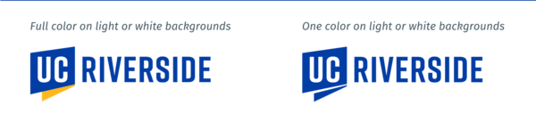 UCR logo horizontal over white background