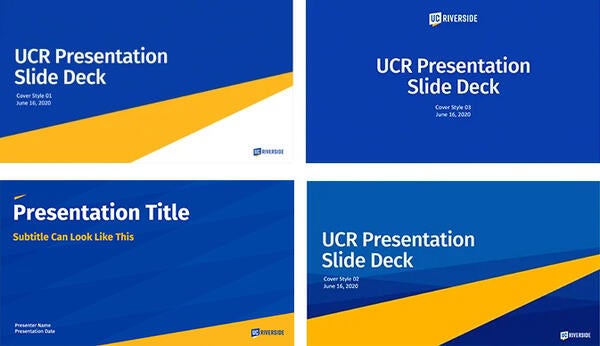 UCR Power-Point Examples