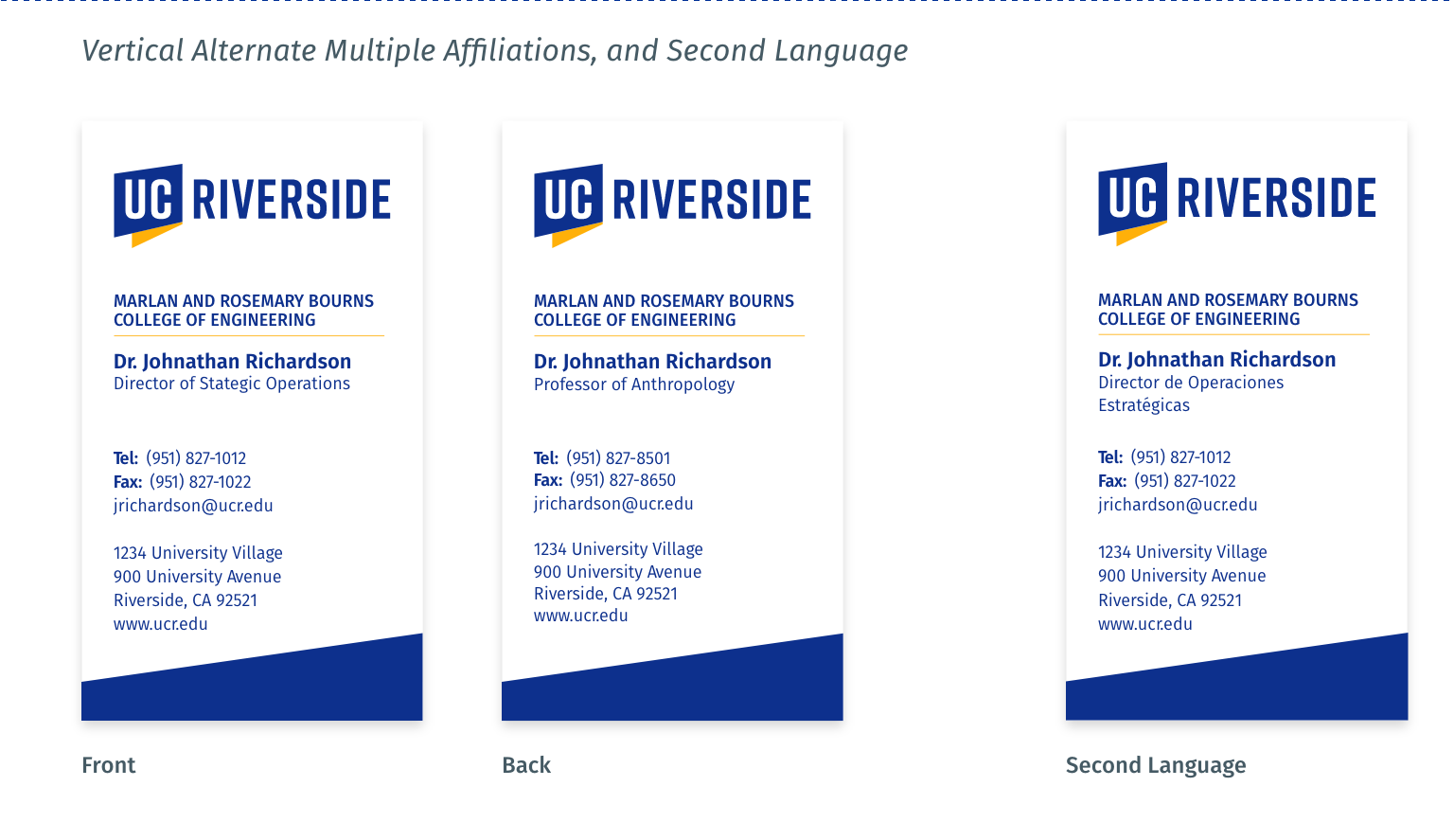 UC Riverside Stationery Brand Identity
