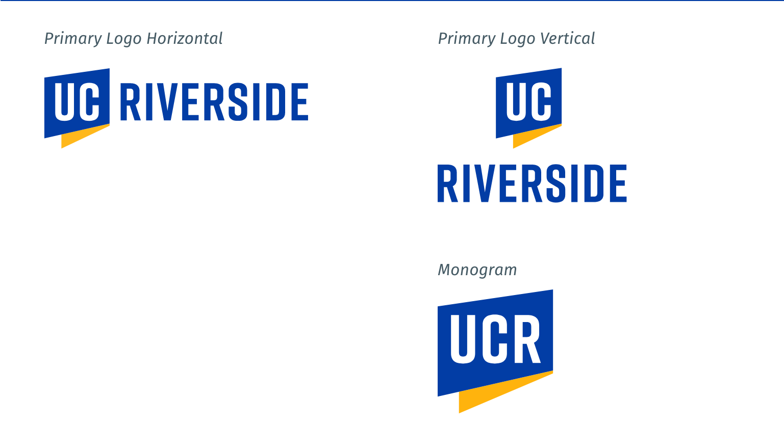 UC Riverside Logo and Monogram Graphic