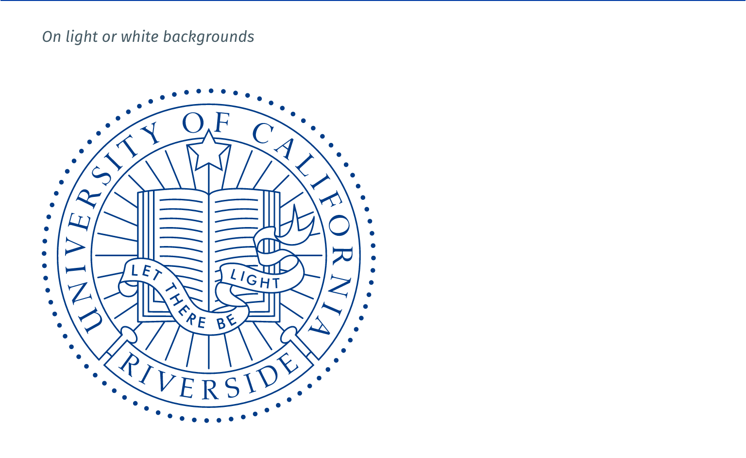 UCR Seal on White Background
